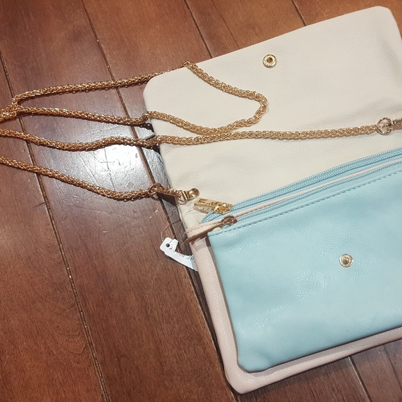 CALL IT SPRING Pastel Crossbody/Clutch, NWT - Picture 3 of 6